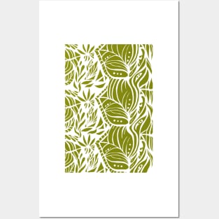 Leaf design Posters and Art